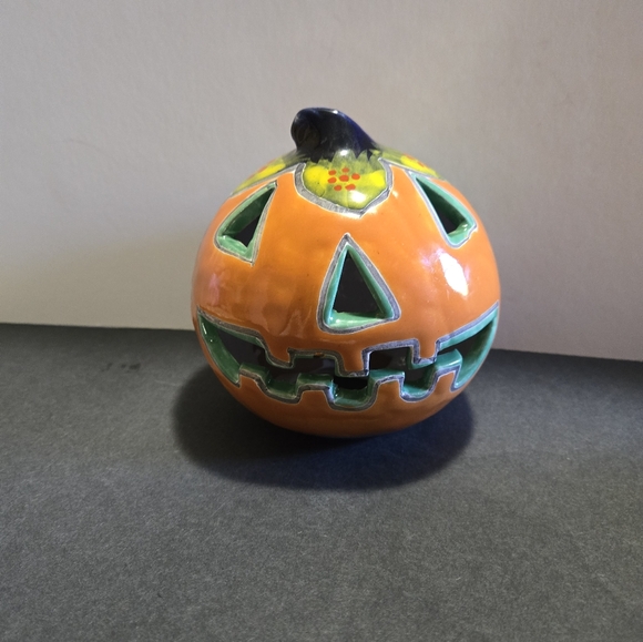 Ceramic Jack O'Lantern - Picture 6 of 8
